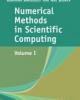 Numerical Methods in Scientific Computing: Volume 1