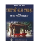 Ebook Việt sử giai thoại: Tập 5 (62 giai thoại thời Lê Sơ) - Nguyễn Khắc Thuần