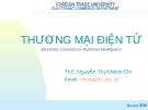 Bài giảng Thương mại điện tử: Chapter 2 - ThS. Nguyễn Thị Khánh Chi