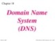 Lecture TCP-IP protocol suite - Chapter 18: Domain Name System (DNS)
