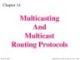 Lecture TCP-IP protocol suite - Chapter 14: Multicasting and multicast routing protocols
