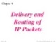 Lecture TCP-IP protocol suite - Chapter 6: Delivery and routing of IP packets